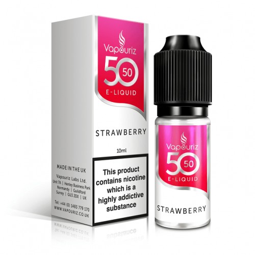 Strawberry E Liquid - 50/50 Series (10ml)
