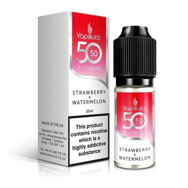 Strawberry & Watermelon E Liquid - 50/50 Series (10ml)