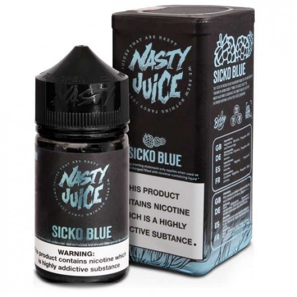 Sicko Blue E Liquid - Nasty Berry (50ml Shortfill)