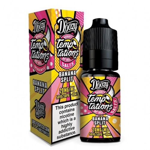 Banana Split Nic Salt E Liquid - Doozy Tempta...