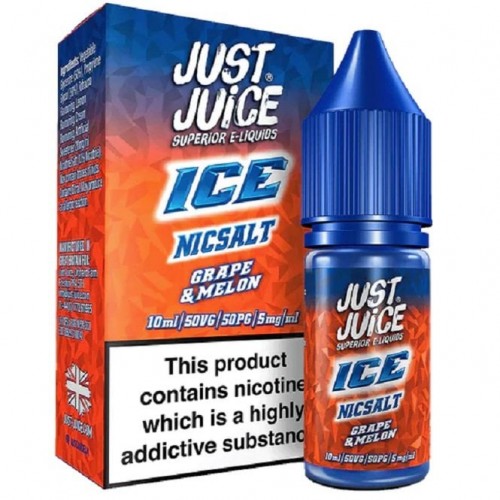 Grape & Melon Nic Salt E Liquid - Ice Ser...