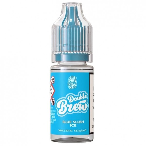 Blue Slush Ice Nic Salt E-Liquid - Double Brew Series (10ml)