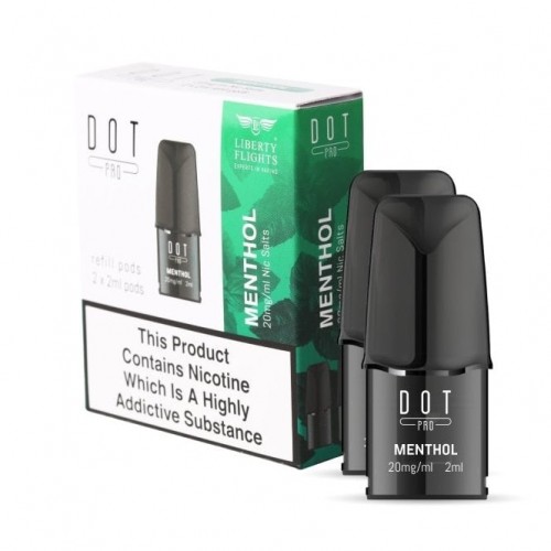 Menthol Nic Salts E Liquid Dot Pro Pods (2 x ...