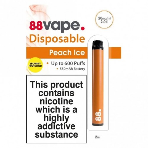 Peach Ice Disposable Vape Pen (2ml)