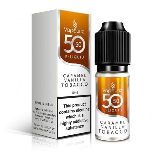 Caramel Vanilla Tobacco E Liquid - 50/50 Seri...