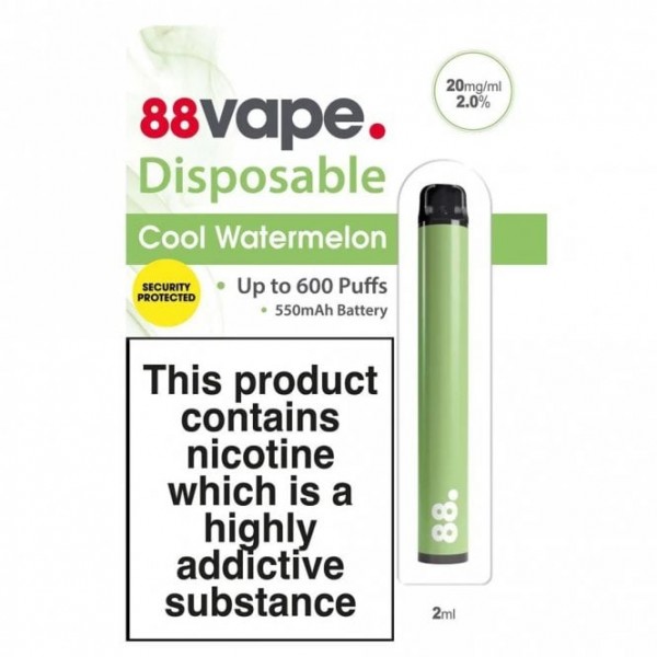 Cool Watermelon Disposable Vape Pen (2ml)