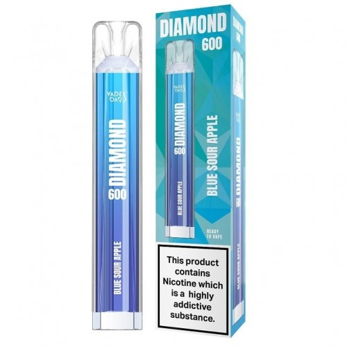 Blue Sour Apple Disposable Vape Pen - Diamond...