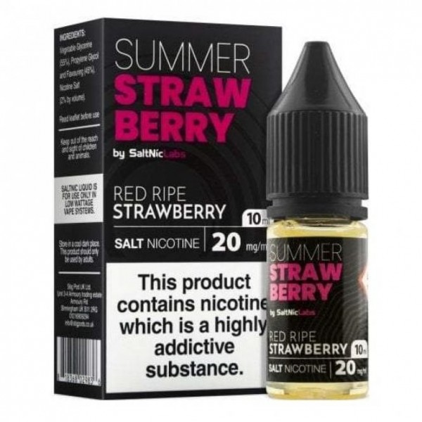Summer Strawberry Nic Salt E Liquid (10ml)