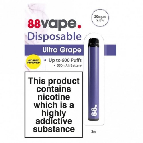 Ultra Grape Disposable Vape Pen (2ml)