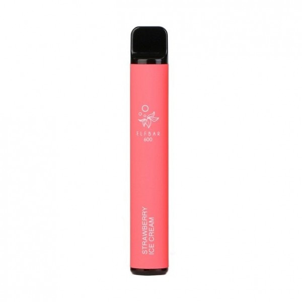 Strawberry Ice Cream Disposable Vape Pen - 600 Series (2ml)