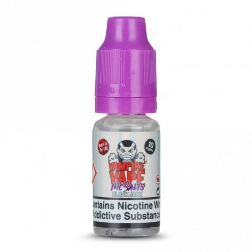 Black Jack Nic Salts E Liquid (10ml)