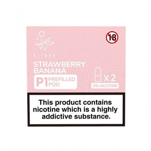 Strawberry Banana Mate P1 Nic Salt E Liquid P...