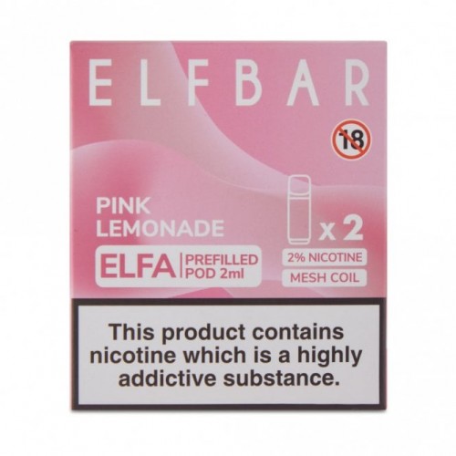 Pink Lemonade Nic Salt E Liquid Pods - Elfa S...