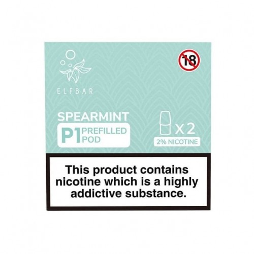 Spearmint Mate P1 Nic Salt E Liquid Pods (2 x...