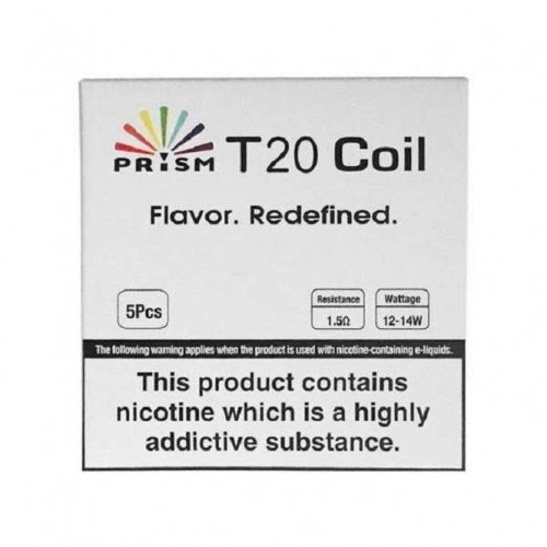 Prism T20 Replacement Coils (5 Pack)