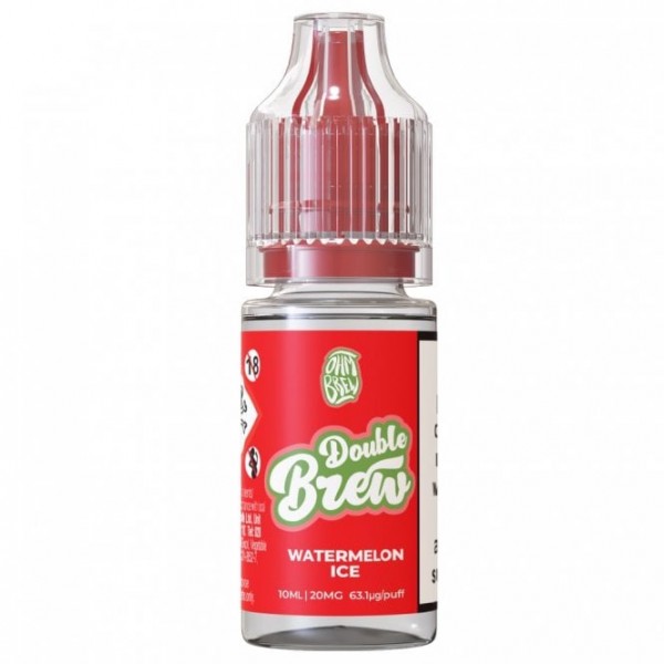 Watermelon Ice Nic Salt E-Liquid - Double Brew Series (10ml)