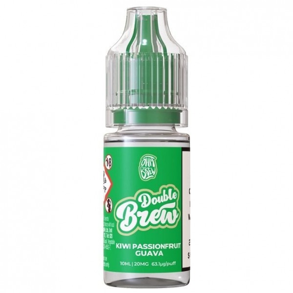 Kiwi Passionfruit Guava Nic Salt E-Liquid - Double Brew Series (10ml)