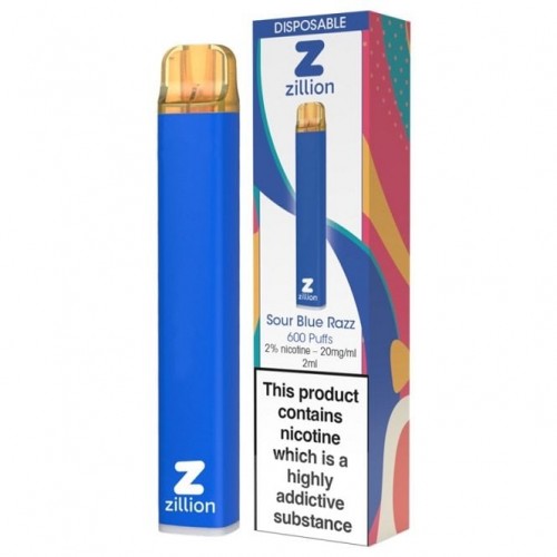 Sour Blue Razz Nic Salt Disposable Vape Pen (...