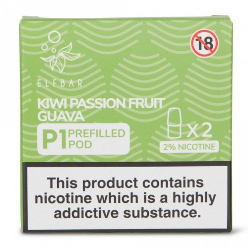 Kiwi Passion Fruit Guava Mate P1 Nic Salt E L...