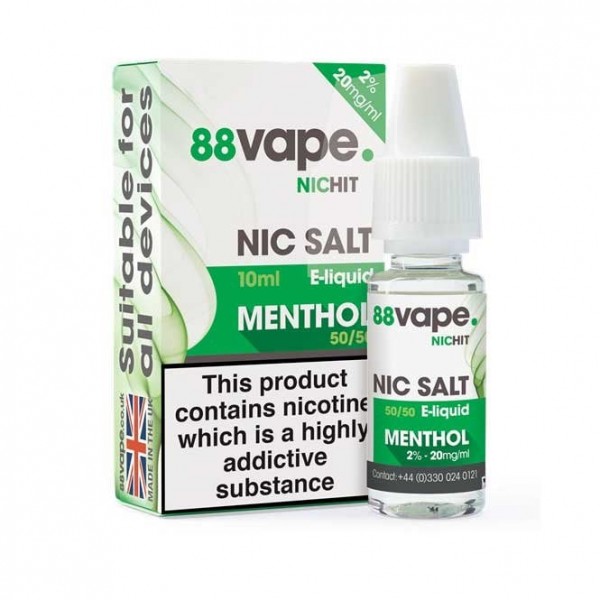 Menthol E Liquid - Nic Hit Series (10ml)