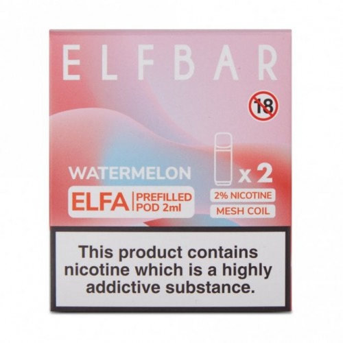 Watermelon Nic Salt E Liquid Pods - Elfa Seri...