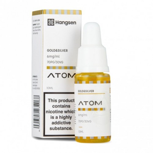 Gold & Silver E Liquid - Atom Series (10m...