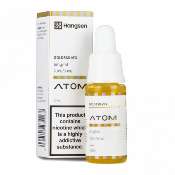 Gold & Silver E Liquid - Atom Series (10ml)